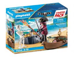 PLAYMOBIL PIRATES - STARTER PACK PIRATE AVEC BARQUE #71254